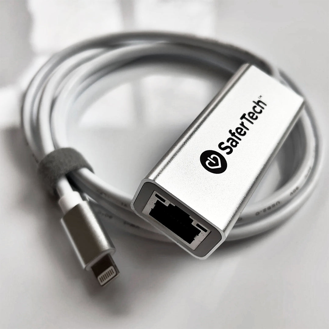 Grounded Lightning Ethernet Adapter