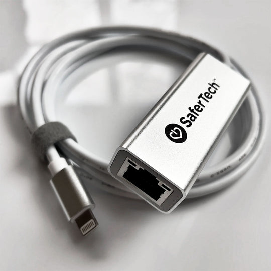 Grounded Lightning Ethernet Adapter