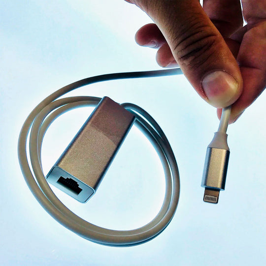 Grounded Lightning Ethernet Adapter